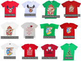 Darrahopens Men's Fashion > Tops & T-shirts New Funny Adult Xmas Christmas T Shirt Tee Mens Womens 100% Cotton Jolly Ugly, Don't Stop Believin' (White), XS