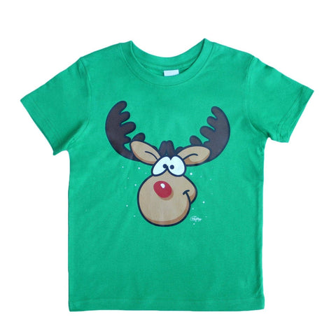 Darrahopens Men's Fashion > Tops & T-shirts New Funny Adult Xmas Christmas T Shirt Tee Mens Womens 100% Cotton Jolly Ugly, Reindeer (Green), M