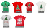 Darrahopens Men's Fashion > Tops & T-shirts New Funny Adult Xmas Christmas T Shirt Tee Mens Womens 100% Cotton Jolly Ugly, Santa Drive Kombi (White), L