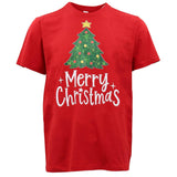 Darrahopens Men's Fashion > Tops & T-shirts New Funny Adult Xmas Christmas T Shirt Tee Mens Womens 100% Cotton Jolly Ugly, Tree (Red) B, XS