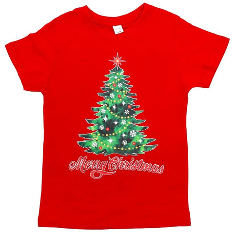 Darrahopens Men's Fashion > Tops & T-shirts New Funny Adult Xmas Christmas T Shirt Tee Mens Womens 100% Cotton Jolly Ugly, Tree (Red), L