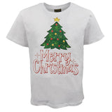 Darrahopens Men's Fashion > Tops & T-shirts New Funny Adult Xmas Christmas T Shirt Tee Mens Womens 100% Cotton Jolly Ugly, Tree (White) B, L
