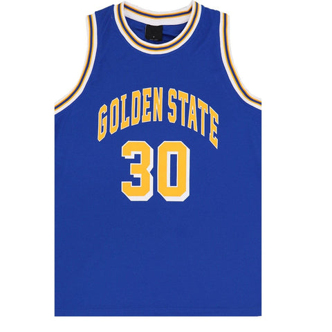 Darrahopens Men's Fashion > Tops & T-shirts New Men's Basketball Jersey Sports T Shirt Tee Vest Tops Gym Chicago Los Angeles, Blue - Golden State 30, M