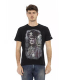 Darrahopens Men's Fashion > Tops & T-shirts Short Sleeve Round Neck T-shirt with Front Print M Men