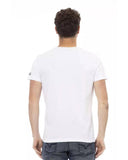 Darrahopens Men's Fashion > Tops & T-shirts Short Sleeve Round Neck T-Shirt with Front Print M Men