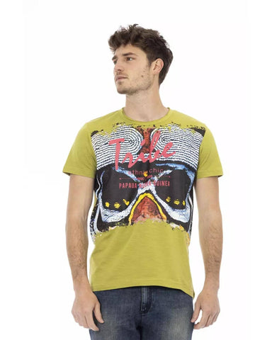 Darrahopens Men's Fashion > Tops & T-shirts Short Sleeve T-shirt with Round Neck and Front Print 2XL Men