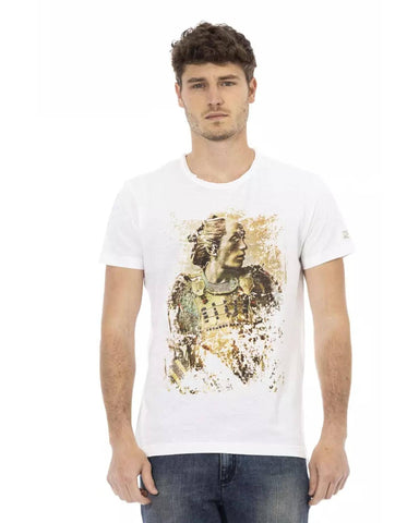 Darrahopens Men's Fashion > Tops & T-shirts Short Sleeve T-shirt with Round Neck and Front Print L Men