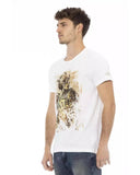 Darrahopens Men's Fashion > Tops & T-shirts Short Sleeve T-shirt with Round Neck and Front Print L Men