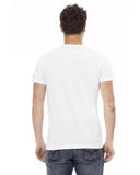 Darrahopens Men's Fashion > Tops & T-shirts Short Sleeve T-shirt with Round Neck and Front Print L Men
