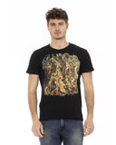 Darrahopens Men's Fashion > Tops & T-shirts Short Sleeve T-shirt with Round Neck and Front Print M Men