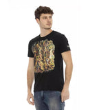 Darrahopens Men's Fashion > Tops & T-shirts Short Sleeve T-shirt with Round Neck and Front Print M Men
