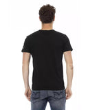 Darrahopens Men's Fashion > Tops & T-shirts Short Sleeve T-shirt with Round Neck and Front Print M Men