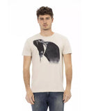 Darrahopens Men's Fashion > Tops & T-shirts Short Sleeve T-shirt with Round Neck - Front Print S Men