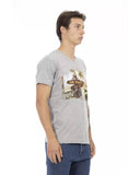 Darrahopens Men's Fashion > Tops & T-shirts Short Sleeve T-shirt with V-neck and Front Print S Men