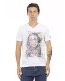 Darrahopens Men's Fashion > Tops & T-shirts Short Sleeve T-shirt With V-neck - Front Print 2XL Men