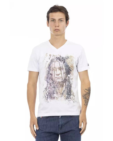 Darrahopens Men's Fashion > Tops & T-shirts Short Sleeve T-shirt With V-neck - Front Print 3XL Men