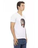 Darrahopens Men's Fashion > Tops & T-shirts Short Sleeve T-shirt With V-neck. Front Print. S Men