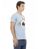 Darrahopens Men's Fashion > Tops & T-shirts Short Sleeve V-Neck T-shirt with Front Print 3XL Men