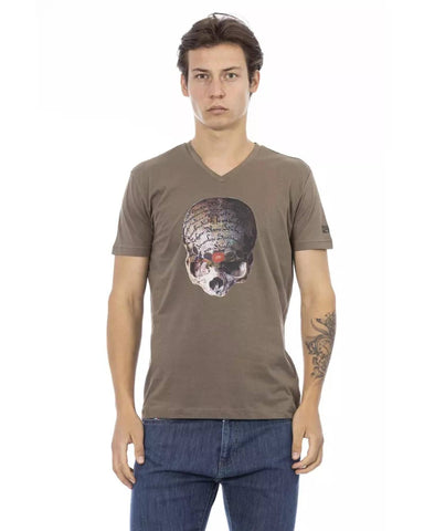 Darrahopens Men's Fashion > Tops & T-shirts Short Sleeve V-neck T-shirt with Front Print 3XL Men