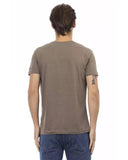 Darrahopens Men's Fashion > Tops & T-shirts Short Sleeve V-neck T-shirt with Front Print S Men