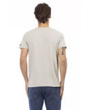 Darrahopens Men's Fashion > Tops & T-shirts Short Sleeve V-Neck T-shirt with Front Print S Men