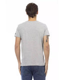 Darrahopens Men's Fashion > Tops & T-shirts Short Sleeve V-Neck T-shirt with Front Print XL Men