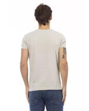Darrahopens Men's Fashion > Tops & T-shirts Short Sleeve V-neck T-shirt with Front Print XL Men