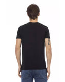 Darrahopens Men's Fashion > Tops & T-shirts V-neck Short Sleeve T-shirt with Front Print S Men