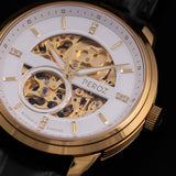 Darrahopens Men's Fashion > Watches Peroz Automatic Men's Watch - Black Leather