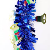 Darrahopens Occasions > Christmas 5x 2.5m Christmas Tinsel Xmas Garland Sparkly Snowflake Party Natural Home Décor, Bells (Blue)