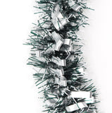 Darrahopens Occasions > Christmas 5x 2.5m Christmas Tinsel Xmas Garland Sparkly Snowflake Party Natural Home Décor, Bows (Silver Black)