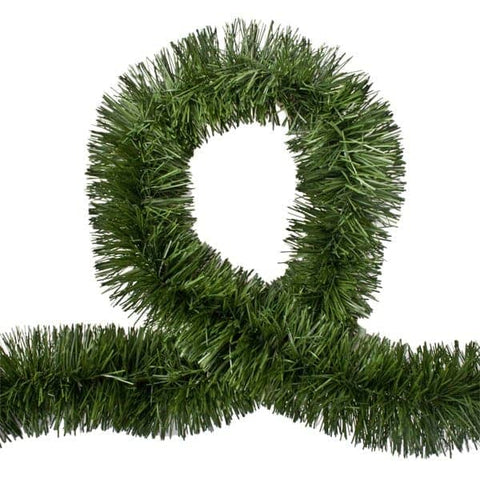 Darrahopens Occasions > Christmas 5x 2.5m Christmas Tinsel Xmas Garland Sparkly Snowflake Party Natural Home Décor, Pine Green