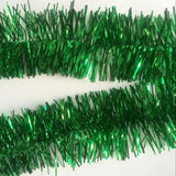 Darrahopens Occasions > Christmas 5x 2.5m Christmas Tinsel Xmas Garland Sparkly Snowflake Party Natural Home Décor, Traditional Green