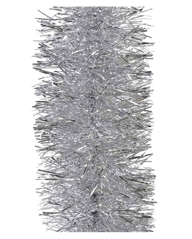 Darrahopens Occasions > Christmas 5x 2.5m Christmas Tinsel Xmas Garland Sparkly Snowflake Party Natural Home Décor, Traditional Silver