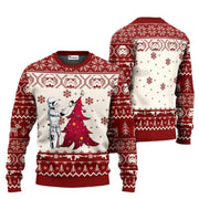 Darrahopens Occasions > Christmas > Christmas Clothing Santa Darth Vader Christmas Sweater Ugly Star Wars The Mandalorian Men's Sweater Autumn Winter Women's Sweater style 4 style 4 L