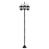 Darrahopens Occasions > Christmas > Christmas Decorations 185.42cm 3-Head Solar Lamp Post Black Aluminum In Australia - Darrahopens