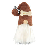 Darrahopens Occasions > Christmas > Christmas Decorations 1pc Plush standing gnome doll — faceless old man figurine, festive tabletop ornament and gift.DOG series white beard gnome