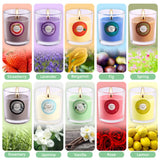Darrahopens Occasions > Christmas > Christmas Decorations 20pcs Scented Glass Candle Set 10 Fragrances In Australia - Darrahopens