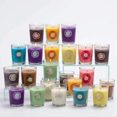Darrahopens Occasions > Christmas > Christmas Decorations 20pcs Scented Glass Candle Set 10 Fragrances In Australia - Darrahopens
