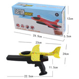 Darrahopens Occasions > Christmas > Christmas Decorations 2x Ejection Foam Plane Toy Outdoor Sport with Light Safe for Children Birthday Gift