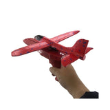Darrahopens Occasions > Christmas > Christmas Decorations 2x Ejection Foam Plane Toy Outdoor Sport with Light Safe for Children Birthday Gift