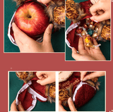 Darrahopens Occasions > Christmas > Christmas Decorations 3 Pack Christmas Plush Treat Bags Santa Snowman Reindeer Gift Sacks with Heart Window Cute Holiday Candy Holders Ideal for Kids Parties