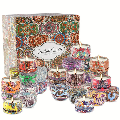 Darrahopens Occasions > Christmas > Christmas Decorations 36pcs Soy Wax Scented Candle Gift Set 2.5 oz In Australia - Darrahopens