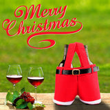 Darrahopens Occasions > Christmas > Christmas Decorations 6pcs Small one Christmas Decoration Supplies, Christmas Pants, Gift Bags, Small Pants Candy Bags, Tote Bags, Wine Bottle Sets, Coke Bags