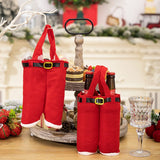 Darrahopens Occasions > Christmas > Christmas Decorations 6pcs Small one Christmas Decoration Supplies, Christmas Pants, Gift Bags, Small Pants Candy Bags, Tote Bags, Wine Bottle Sets, Coke Bags