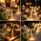 Darrahopens Occasions > Christmas > Christmas Decorations 82CM Solar Santa Claus Kettle Light for Christmas In Australia - Darrahopens