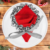 Darrahopens Occasions > Christmas > Christmas Decorations Bread and Butter Napkin Rings - Bell - - 4 Pack