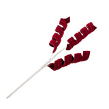 Darrahopens Occasions > Christmas > Christmas Decorations Bulk 24 Xmas Red Velvet Curly Spray 35cm In Australia - Darrahopens