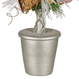 Darrahopens Occasions > Christmas > Christmas Decorations Christabelle 36cm Christmas Tabletop Topiary Tree Jewelled Baubles, Berries, Flowers and Pine Cones Festive Decoration