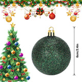 Darrahopens Occasions > Christmas > Christmas Decorations Christmas Baubles - 24 pieces - Large size, 6 cm diameter - Unbreakable plastic - Christmas tree decoration - Various Christmas bauble decorations suitable for weddings, Mother's Day party decorations (vegetable)